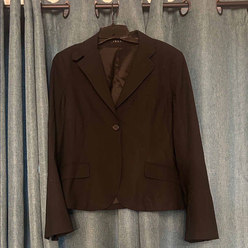 Theory Classic Wool Black Blazer
